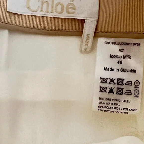 Chloe Pansy Jacquard Peplum Mini Skirt - Picture 5 of 7